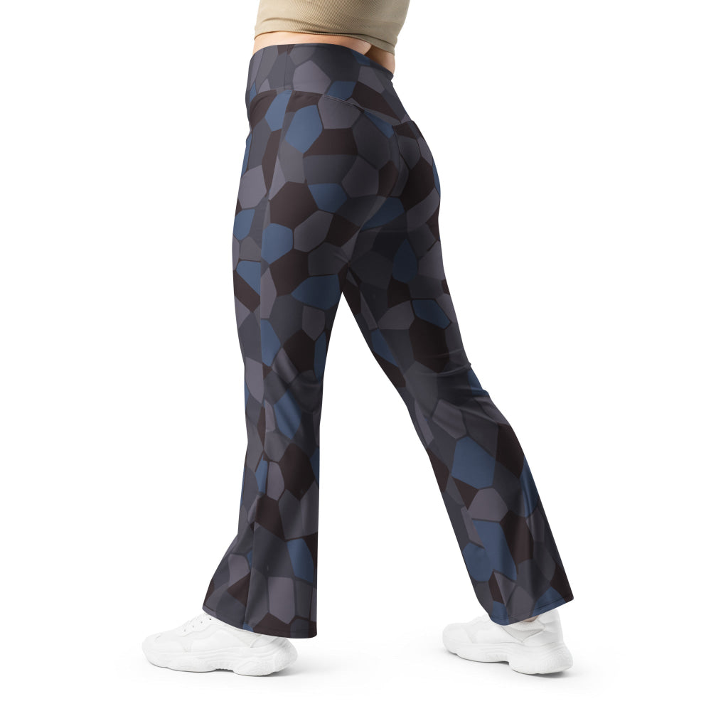 German WW1 Lozenge Aircraft Night CAMO Flare leggings - 2XS - Womens Leggings