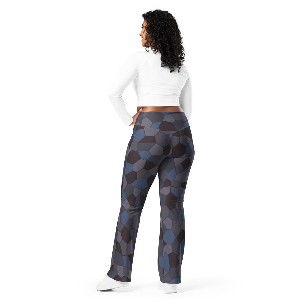 German WW1 Lozenge Aircraft Night CAMO Flare leggings - Womens Leggings