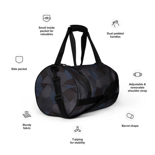 German WW1 Lozenge Aircraft Night CAMO gym bag - Gym Bags
