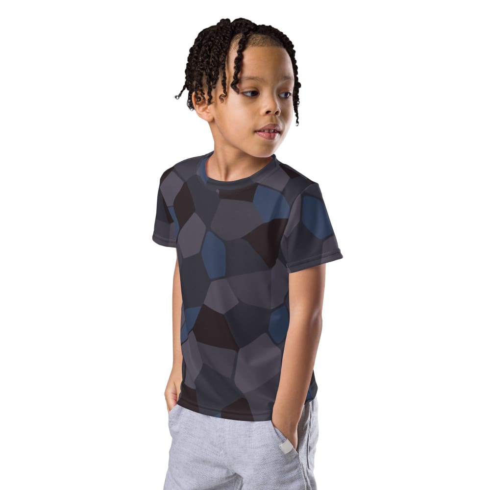 German WW1 Lozenge Aircraft Night CAMO Kids crew neck t-shirt