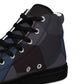 German WW1 Lozenge Aircraft Night CAMO Men’s high top canvas shoes