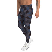 Lozenge Aircraft Night CAMO Mens Leggings - Men