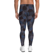 Lozenge Aircraft Night CAMO Mens Leggings - Men