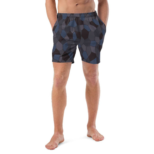 German WW1 Lozenge Aircraft Night CAMO Swim Trunks - 2XS - Mens