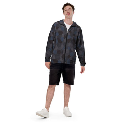 German WW1 Lozenge Aircraft Night CAMO Men’s windbreaker - Mens Windbreaker