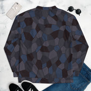 Lozenge Aircraft Night CAMO Unisex Bomber Jacket