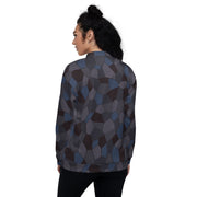 Lozenge Aircraft Night CAMO Unisex Bomber Jacket
