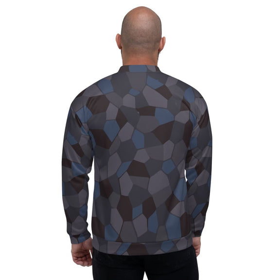 German WW1 Lozenge Aircraft Night CAMO Unisex Bomber Jacket