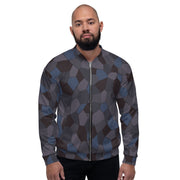 Lozenge Aircraft Night CAMO Unisex Bomber Jacket