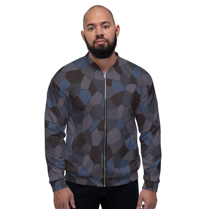 German WW1 Lozenge Aircraft Night CAMO Unisex Bomber Jacket