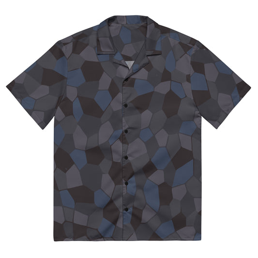 German WW1 Lozenge Aircraft Night CAMO Unisex button shirt - 2XS - Button Shirts