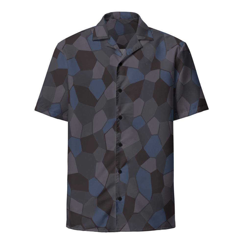 German WW1 Lozenge Aircraft Night CAMO Unisex button shirt - Button Shirt