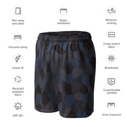 Lozenge Aircraft Night CAMO Unisex Mesh Shorts