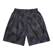 Lozenge Aircraft Night CAMO Unisex Mesh Shorts