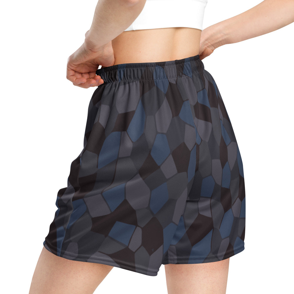 German WW1 Lozenge Aircraft Night CAMO Unisex mesh shorts - Mesh Shorts