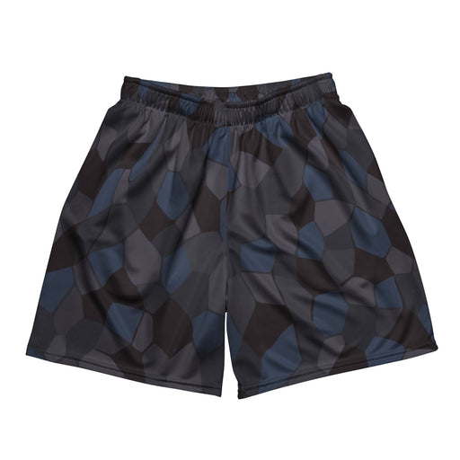 Lozenge Aircraft Night CAMO Unisex Mesh Shorts