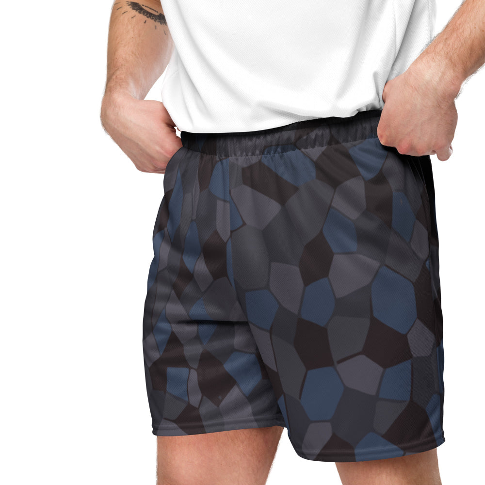 German WW1 Lozenge Aircraft Night CAMO Unisex mesh shorts - Mesh Shorts