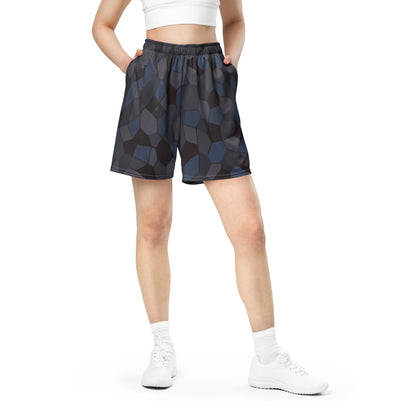 German WW1 Lozenge Aircraft Night CAMO Unisex mesh shorts - Mesh Shorts