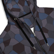 Lozenge Aircraft Night CAMO Unisex Zip Hoodie