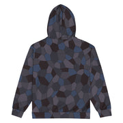 Lozenge Aircraft Night CAMO Unisex Zip Hoodie
