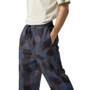 Lozenge Aircraft Night CAMO Unisex Wide-Leg Joggers