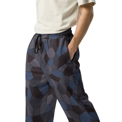 German WW1 Lozenge Aircraft Night CAMO Wide-leg joggers - Unisex Joggers