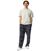 Lozenge Aircraft Night CAMO Unisex Wide-Leg Joggers
