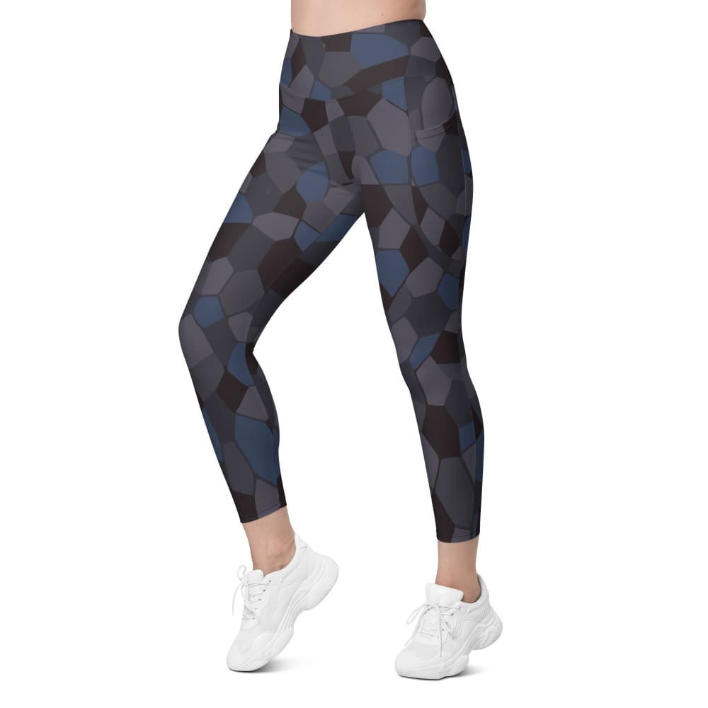 German WW1 Lozenge Aircraft Night CAMO Women’s Leggings with pockets