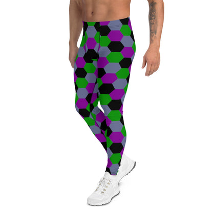 German WW1 Lozenge Night Operations CAMO Men’s Leggings - Mens