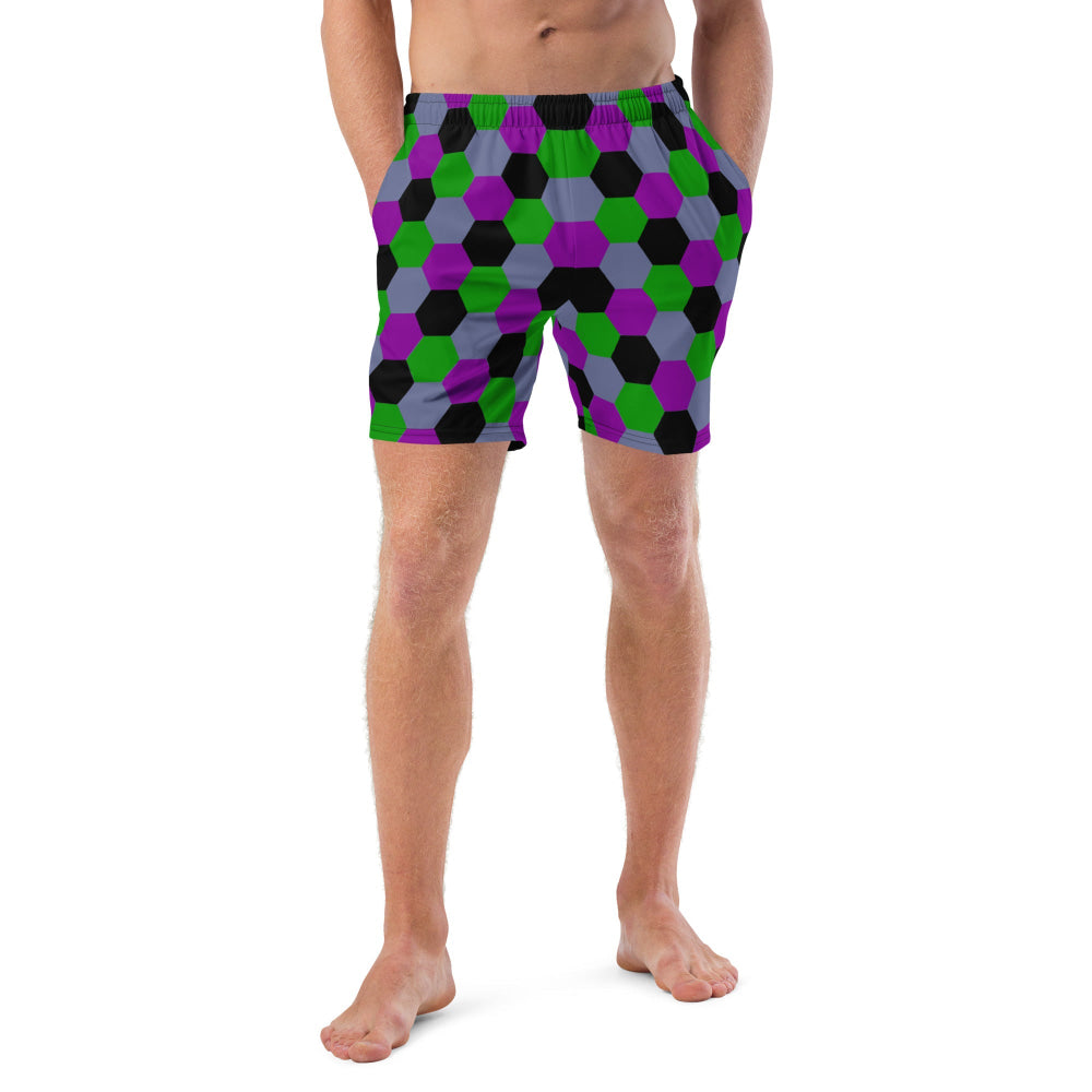 German WW1 Lozenge Night Operations CAMO Swim Trunks - 2XS - Mens