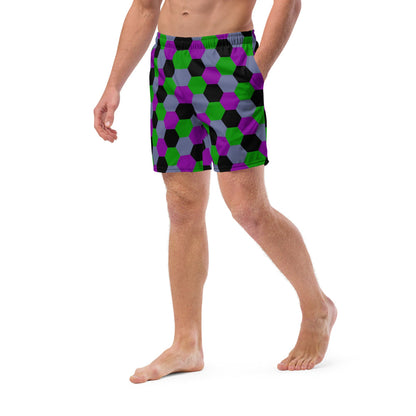 German WW1 Lozenge Night Operations CAMO Swim Trunks - Mens