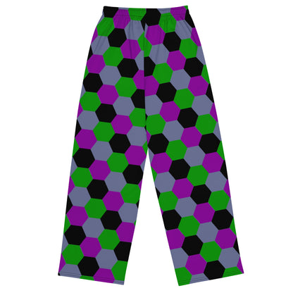 German WW1 Lozenge Night Operations CAMO unisex wide-leg pants - Unisex Wide-Leg Pants