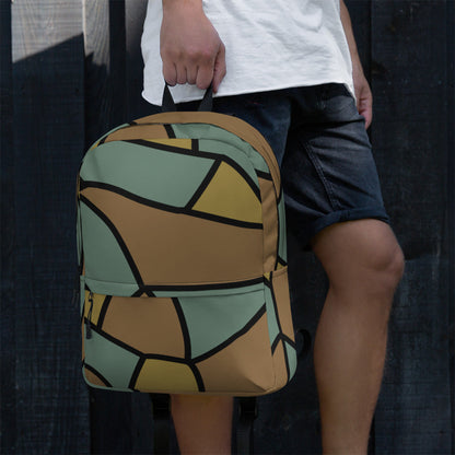 German WW1 Turtle Shell Trench Stahlhelm CAMO Backpack