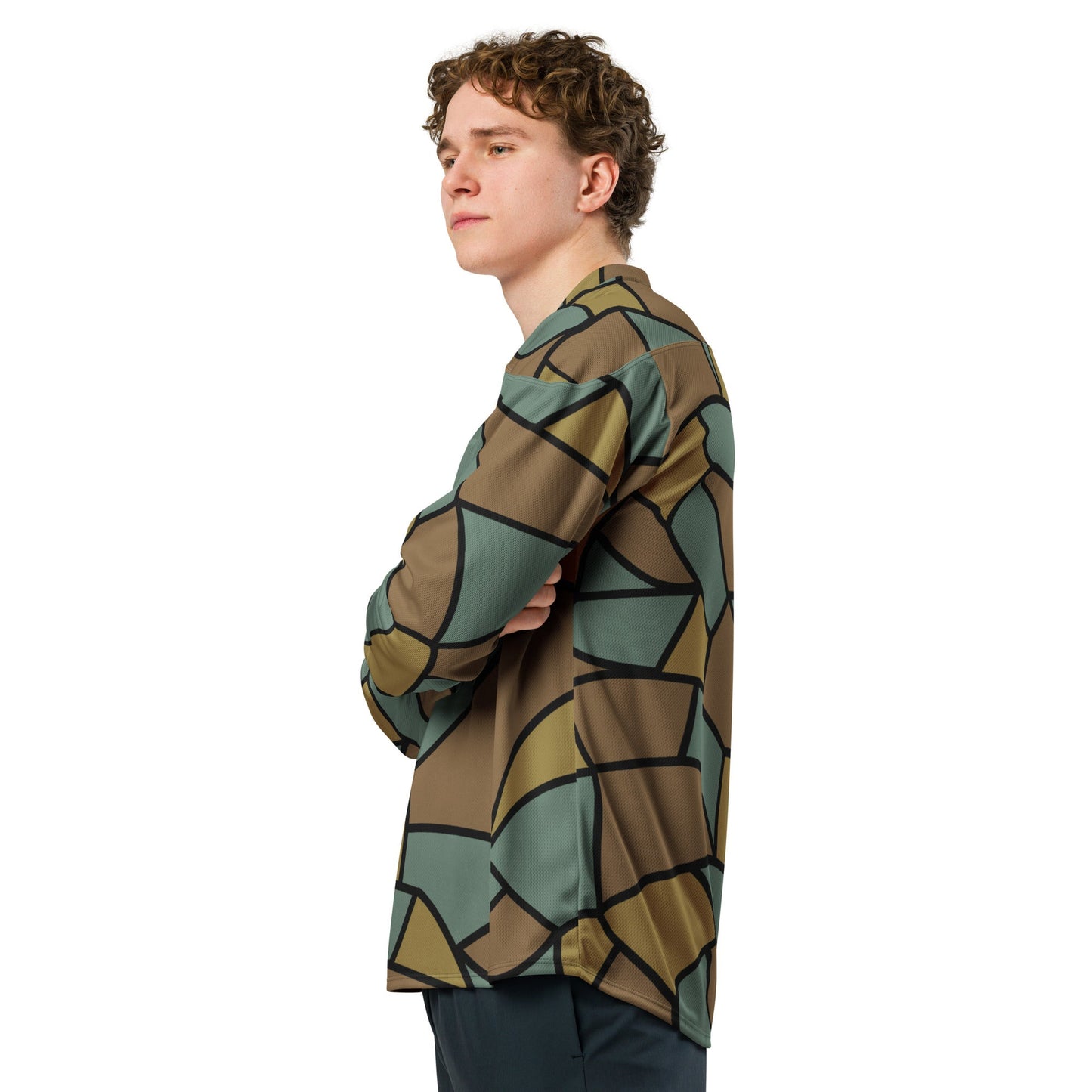 German WW1 Turtle Shell Trench Stahlhelm CAMO hockey fan jersey 2XS Hockey Jerseys