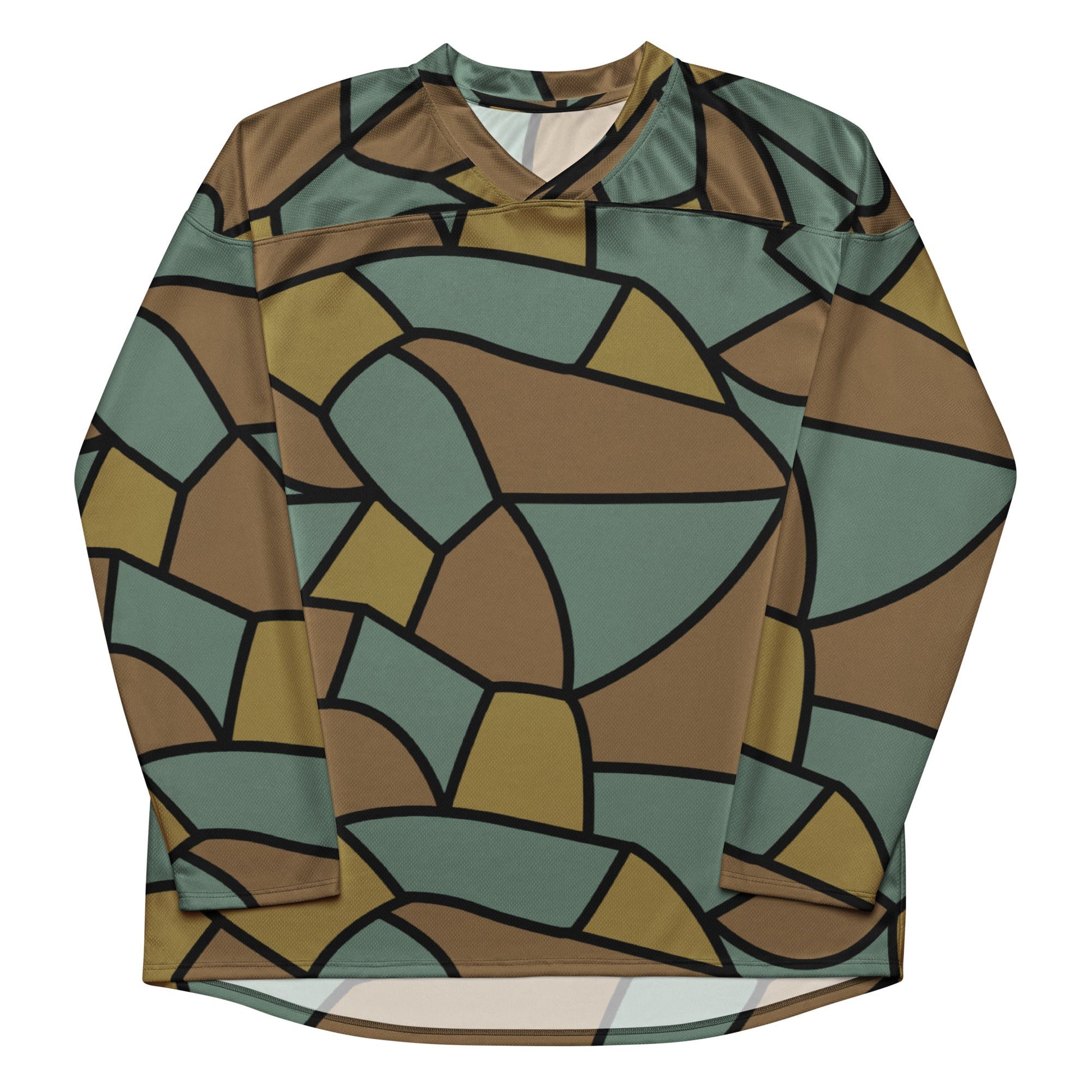 German WW1 Turtle Shell Trench Stahlhelm CAMO hockey fan jersey Hockey Jerseys