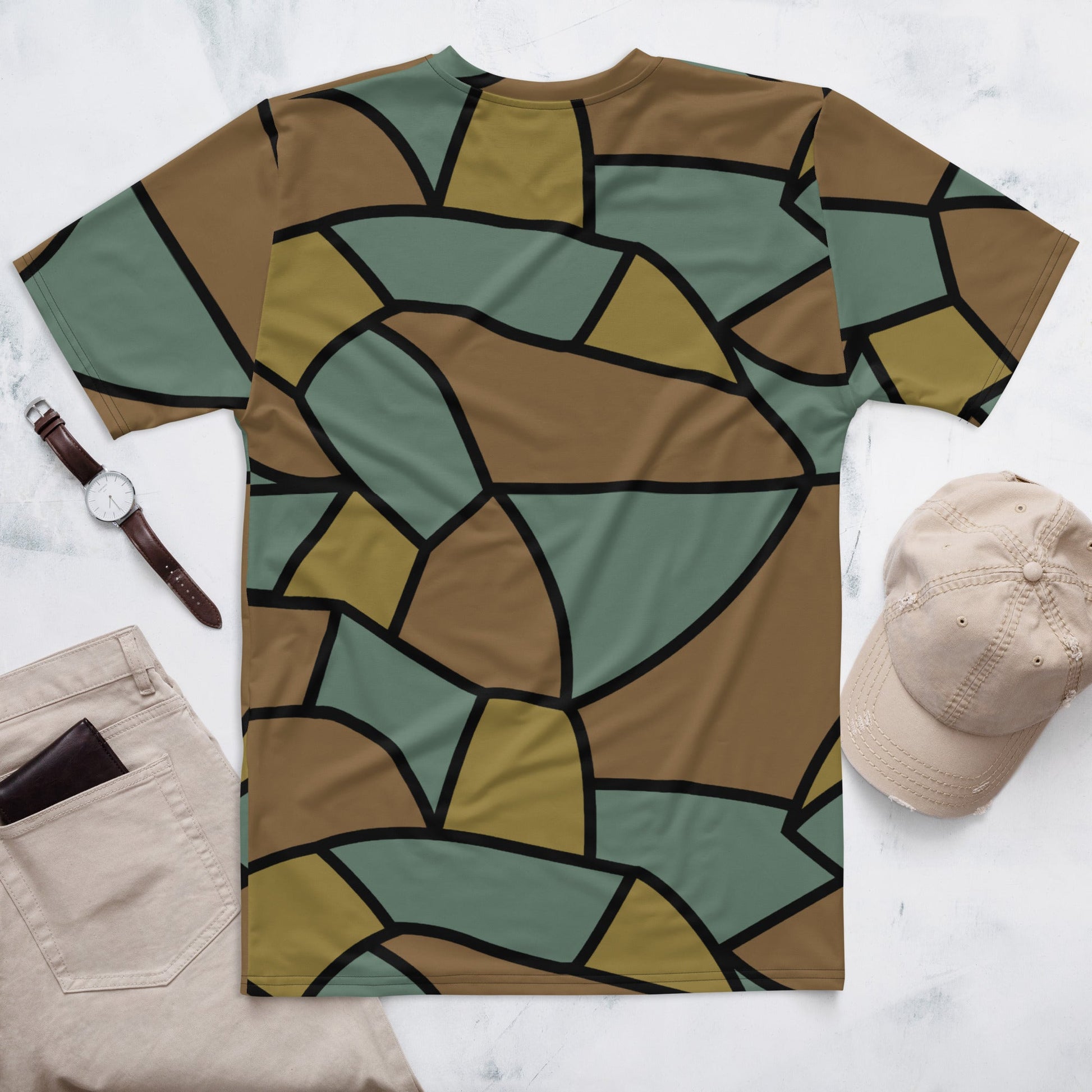 German WW1 Turtle Shell Trench Stahlhelm CAMO Mens t shirt T Shirts