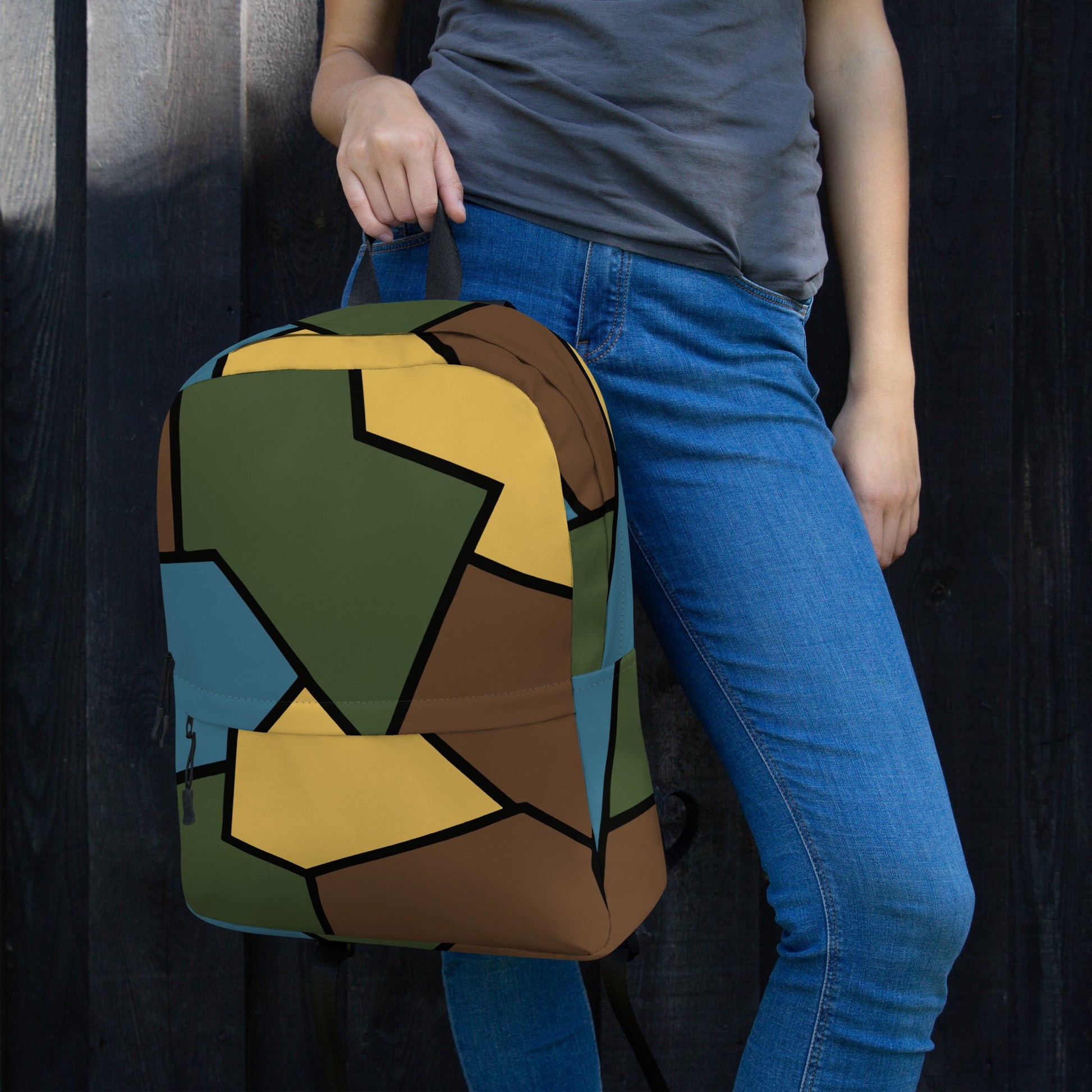 German WW1 Turtle Shell Trench Stahlhelm v2 CAMO Backpack