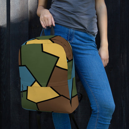 German WW1 Turtle Shell Trench Stahlhelm v2 CAMO Backpack