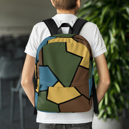 German WW1 Turtle Shell Trench Stahlhelm v2 CAMO Backpack