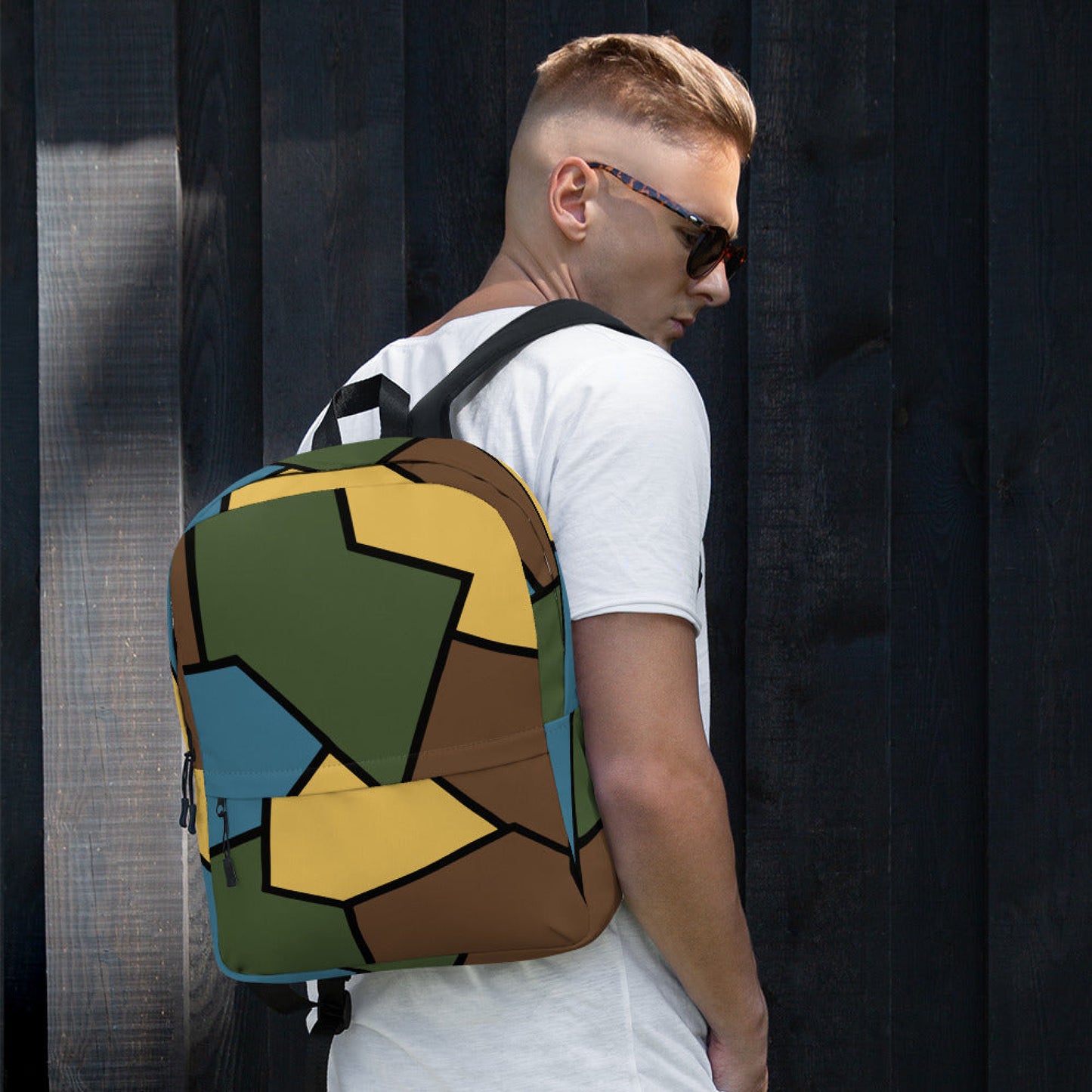 German WW1 Turtle Shell Trench Stahlhelm v2 CAMO Backpack