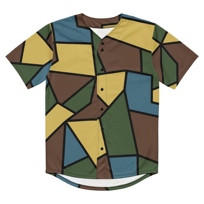 German WW1 Turtle Shell Trench Stahlhelm v2 CAMO baseball jersey - Baseball Jersey