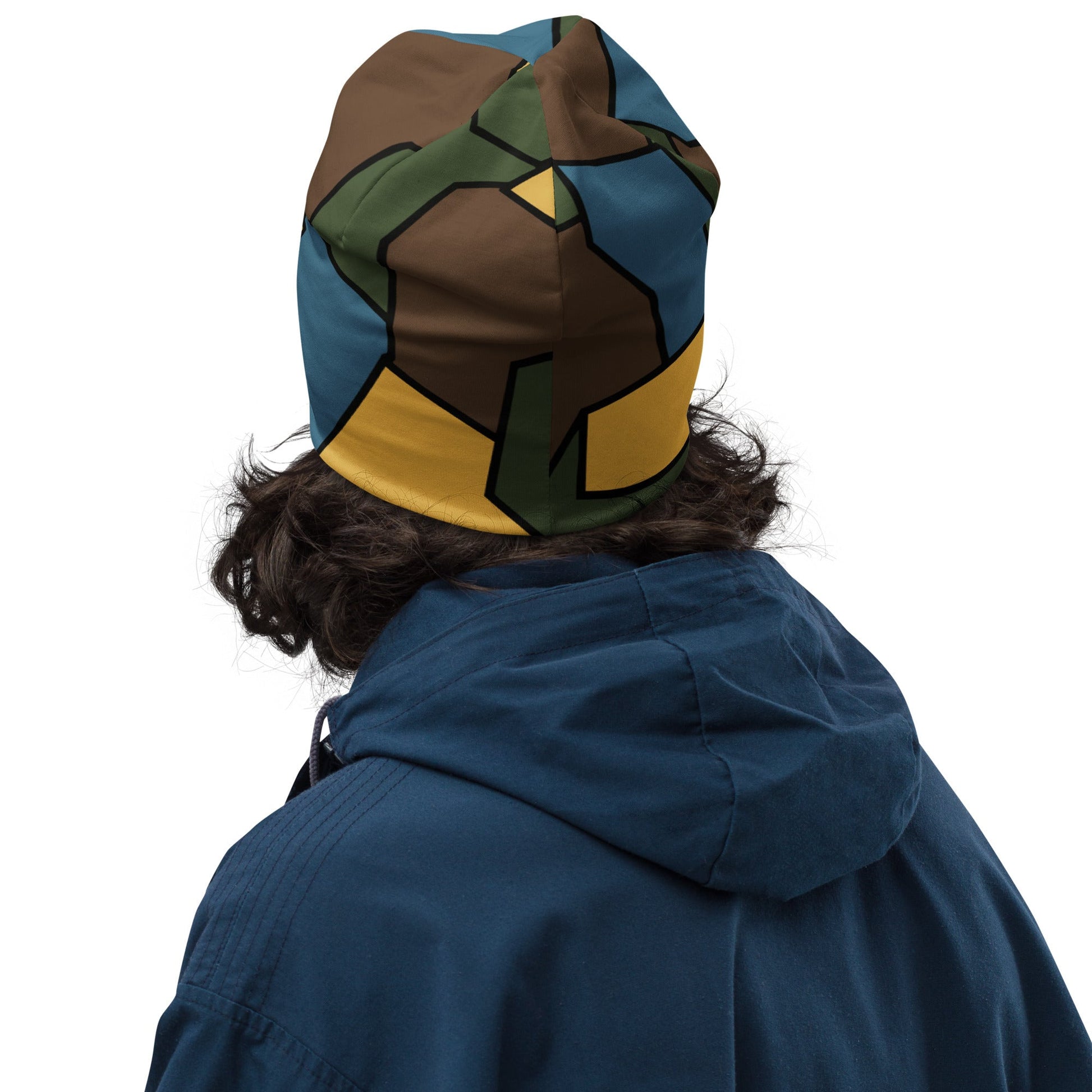 German WW1 Turtle Shell Trench Stahlhelm v2 CAMO Beanie