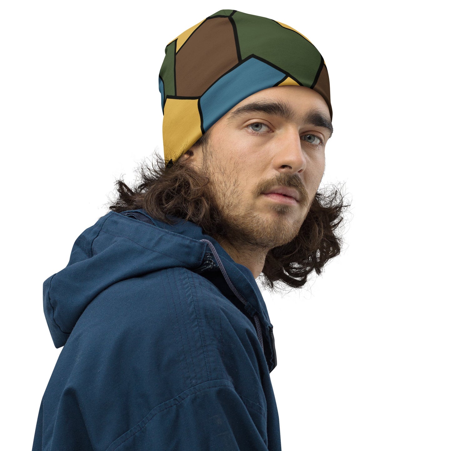 German WW1 Turtle Shell Trench Stahlhelm v2 CAMO Beanie