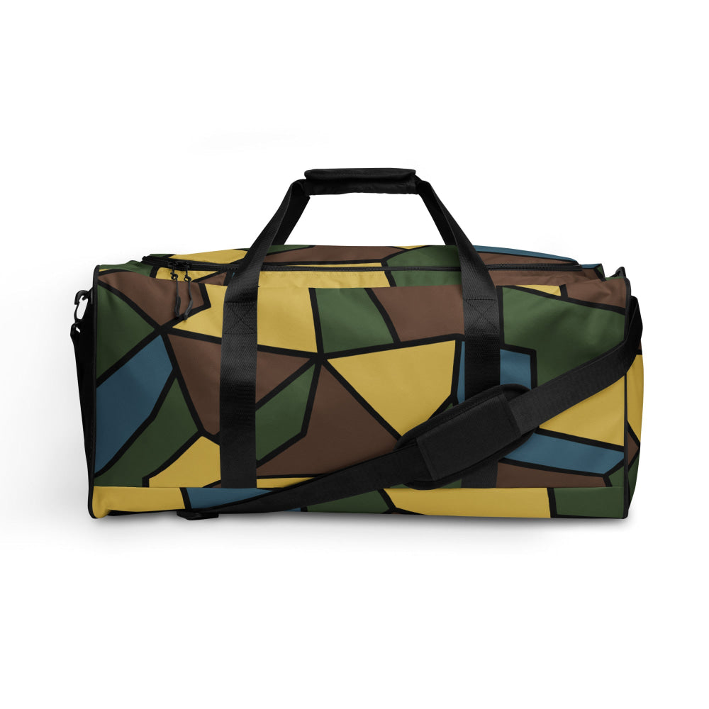 German WW1 Turtle Shell Trench Stahlhelm v2 CAMO Duffle bag - Bag