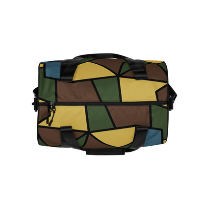 German WW1 Turtle Shell Trench Stahlhelm v2 CAMO gym bag - Gym Bag