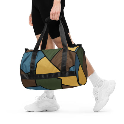 German WW1 Turtle Shell Trench Stahlhelm v2 CAMO Gym Bag