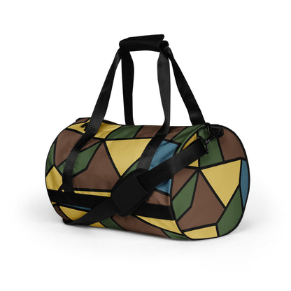 German WW1 Turtle Shell Trench Stahlhelm v2 CAMO gym bag - Gym Bag