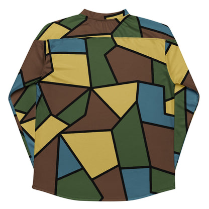 German WW1 Turtle Shell Trench Stahlhelm v2 CAMO hockey fan jersey - Unisex Hockey Fan Jersey