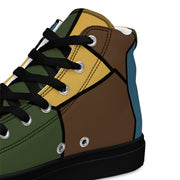 Turtle Shell Stahlhelm Sky CAMO Mens High-Top Canvas Shoes