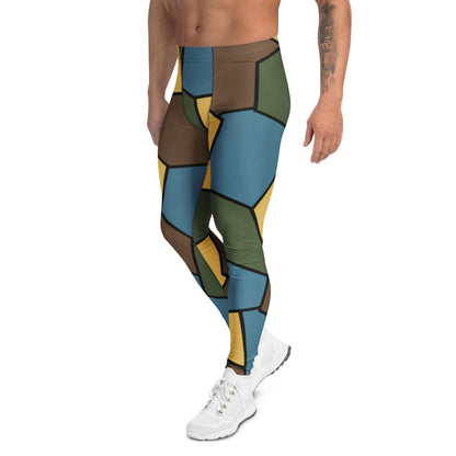 German WW1 Turtle Shell Trench Stahlhelm v2 CAMO Mens Leggings